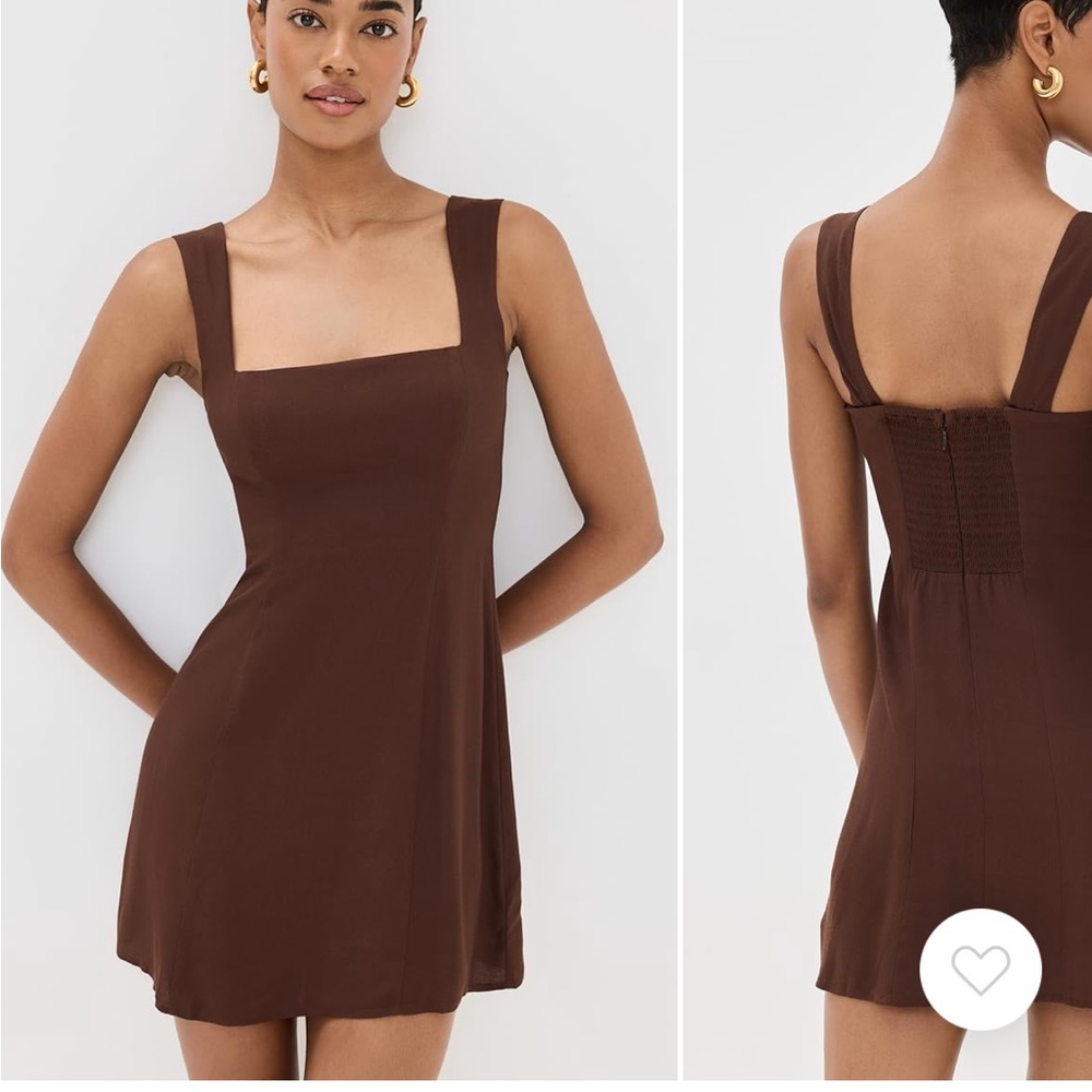 Reformation Brown Mini Dress